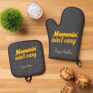Oven Mitt and Pot Holders Oven Mitt & Pot Holder Set