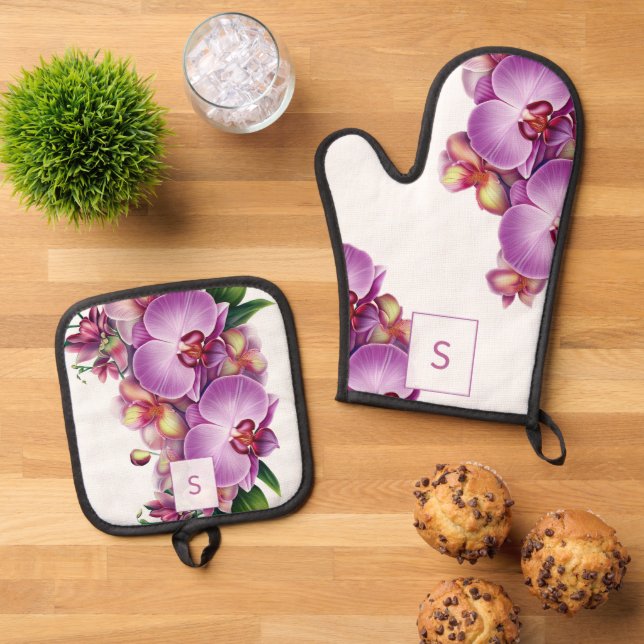 Oven Mitt and Pot Holders Oven Mitt & Pot Holder Set (Top Down)