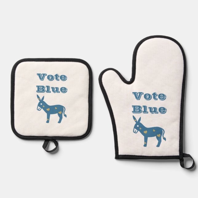Oven Mitt and Pot Holders Oven Mitt & Pot Holder Set (Front)