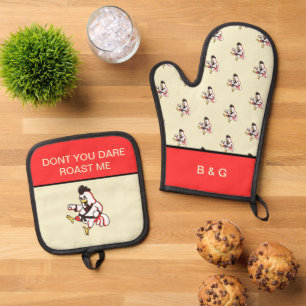 Oven Mitt and Pot Holders Oven Mitt & Pot Holder Set