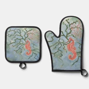  Oven Mitt & Pot Holder Set 