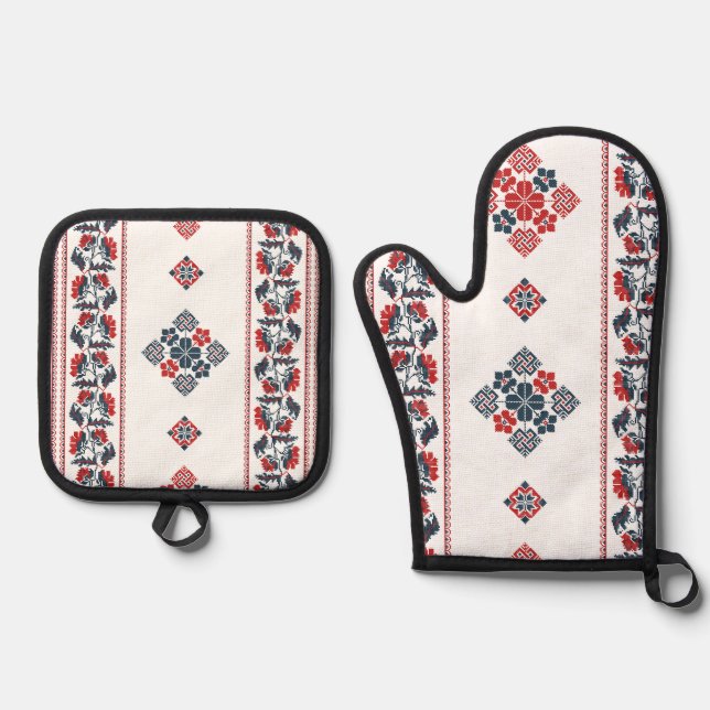 . OVEN MITT & POT HOLDER SET (Front)