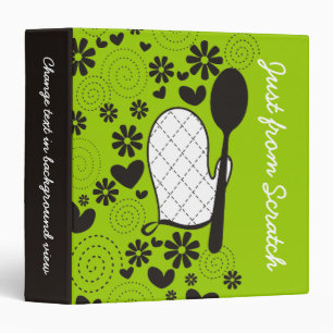 Oven mitt spoon cooking baking recipe binder
