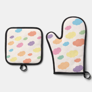 Oven pitt and Pot Holder Oven Mitt & Pot Holder Set