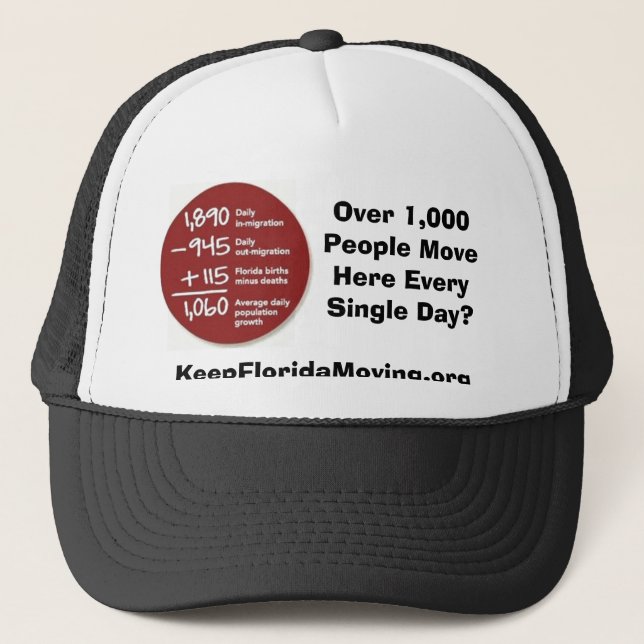 Over 1,000 People per day... hat (Front)