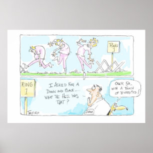 Over 50 with a touch of bursitis Poster