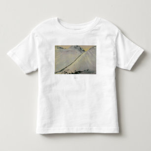 Over Chilkoot Pass During Gold Rush, Alaska Toddler T-shirt