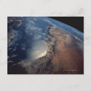 Over Gulf of Aden and Somalia Postcard