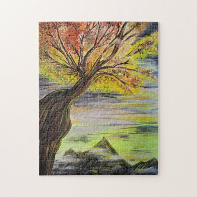 Over Looking Tree Jigsaw Puzzle (Vertical)