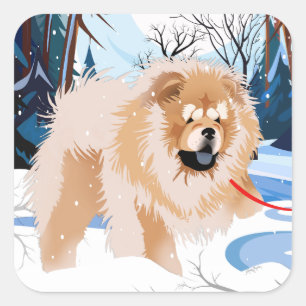 OVER RIVER Red Chow stickers 2 tailles