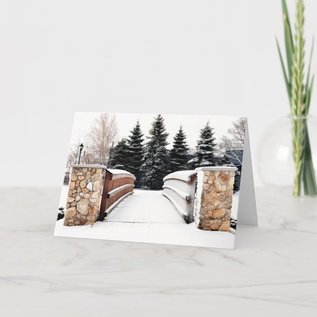 Over the footbridge card (Front)