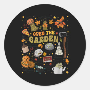 Over The Halloween Garden Wall Pumpkin Fall Thanks Classic Round Sticker
