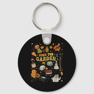 Over The Halloween Garden Wall Pumpkin Fall Thanks Keychain