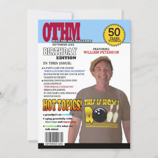 Over the Hill 50th Birthday Invitations