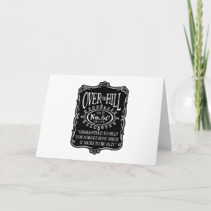 Over The Hill 60th Card