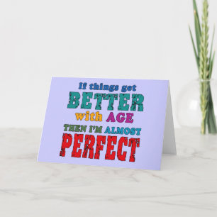 Over the Hill Birthday Humor Card