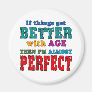 Over the Hill Birthday Humour Magnet