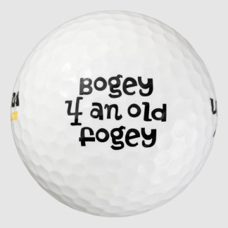 Over The Hill Bogey Golf Balls