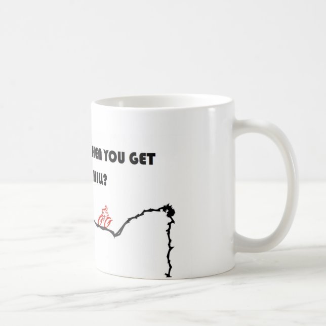 Over the hill coffee mug (Right)