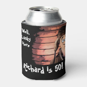 Over the Hill Funny Southern Redneck Birthday Can Cooler