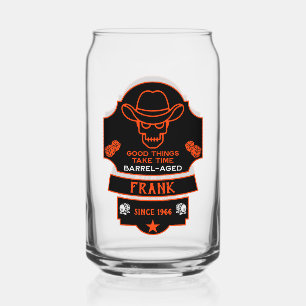 Over The Hill Getting Old Can Glass