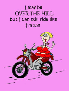 Funny Motorcycle Birthday Cards