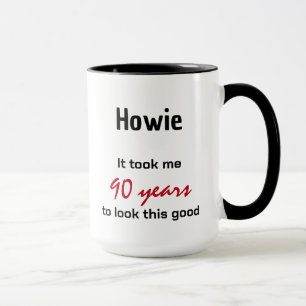Over the Hill Joke Birthday Mug