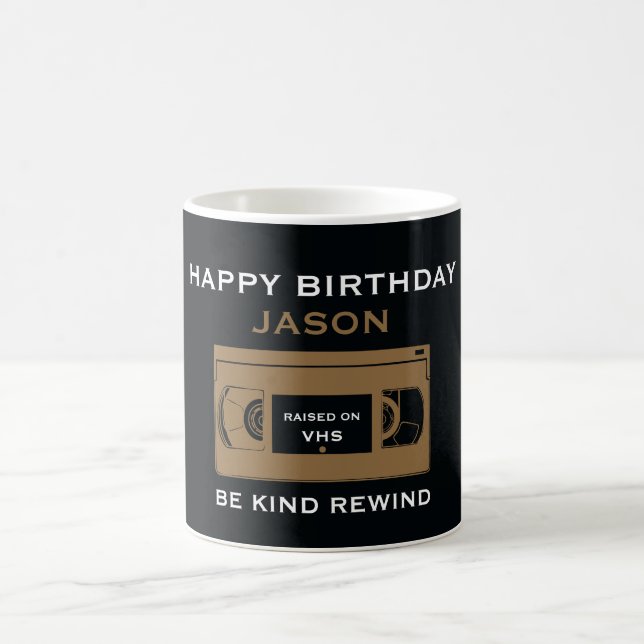 Over The Hill Nostalic Birthday Magic Mug (Center)