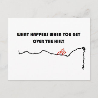 Over the hill postcard