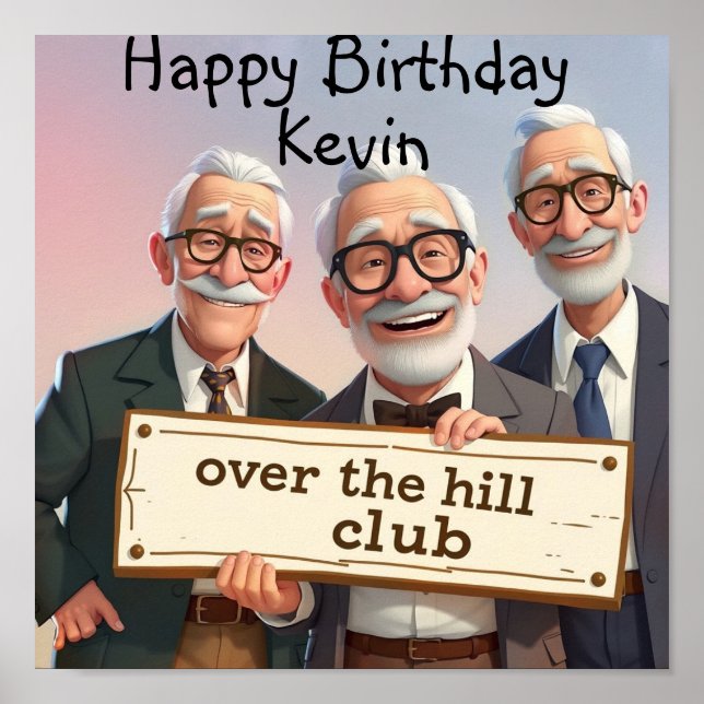 Over The Hill Poster (Front)