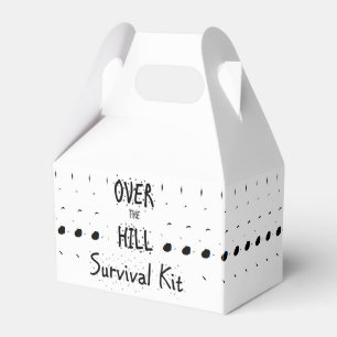 "Over the Hill" Survival Kit Favor Box