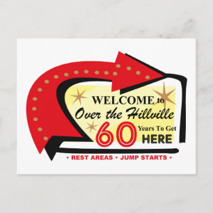 Over The Hillville 60 Postcard