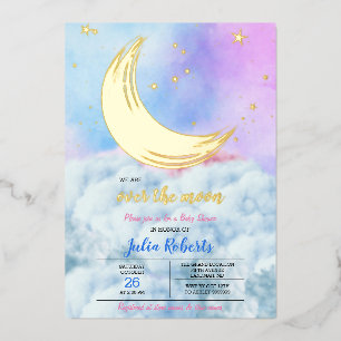 Over The Moon Baby Shower