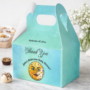 Over the Moon Baby Shower Celebration Favor Box