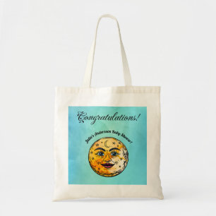 Over the Moon Baby Shower Celebration Tote Bag
