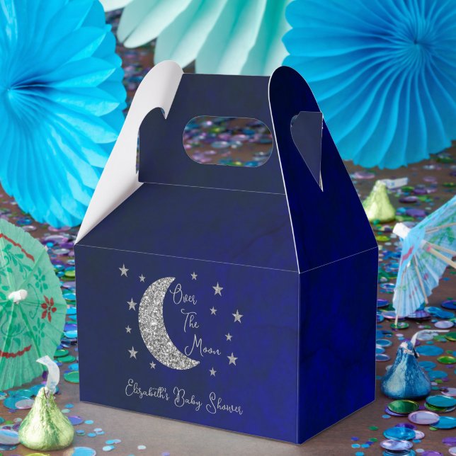 Over The Moon Baby Shower Favor Box (Party)