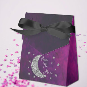 Over The Moon Baby Shower Favor Box