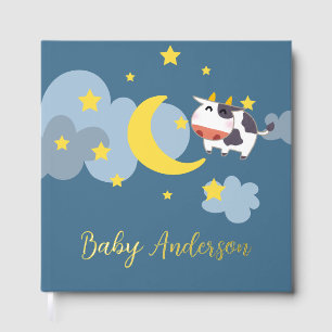 Over the Moon Baby Shower Guest Book