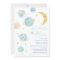Over the Moon Blue Pastel Space Baby Shower