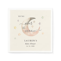 Over The Moon Boho Celestial Baby shower