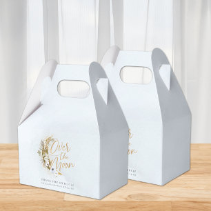 Over the Moon Boho Gold Dust & Clouds Favor Box