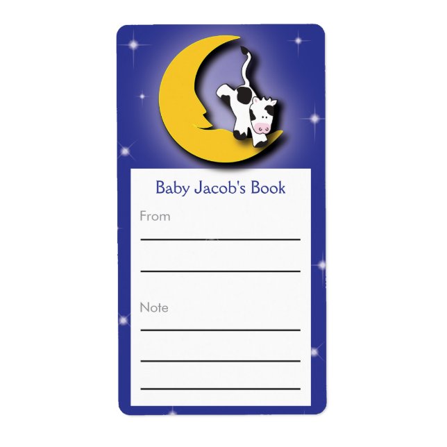 Over the Moon  |  Bookplate (Front)