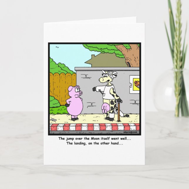 Over the Moon Card (Front)