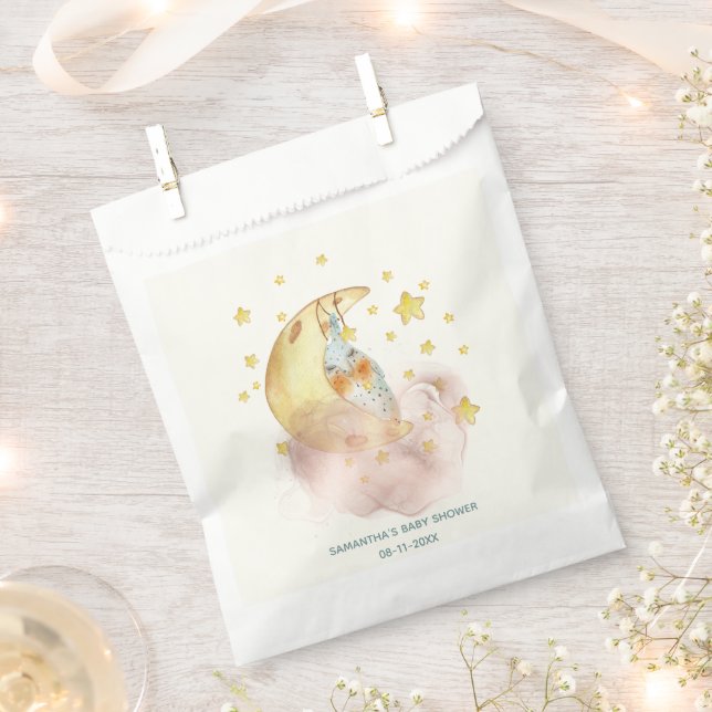 Over The Moon  Favour Bag (Clipped)
