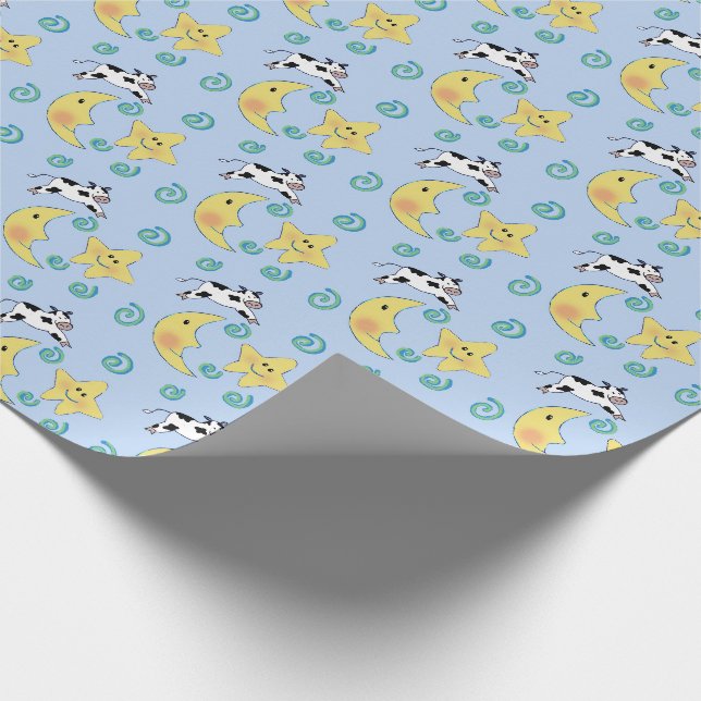 "Over the Moon" Gift Wrap (Corner)