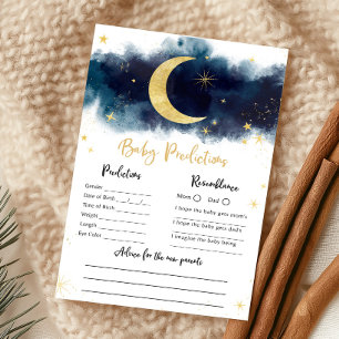 Over the Moon Gold Stars Shower Predictions Game