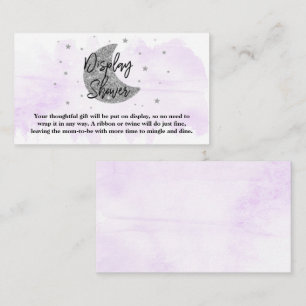 Over The Moon   Neutral Baby Shower Display Shower Enclosure Card