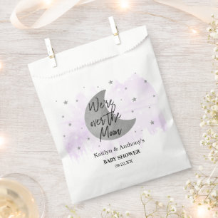 Over The Moon Neutral Baby Shower Favour Bag
