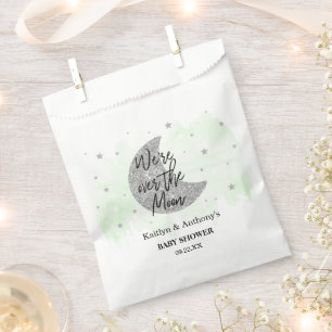 Over The Moon Neutral Baby Shower Favour Bag