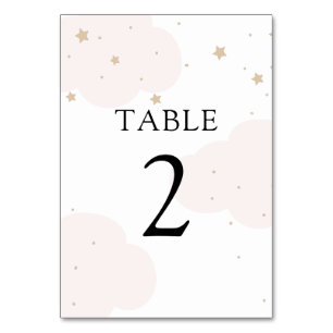 Over the Moon Table Number